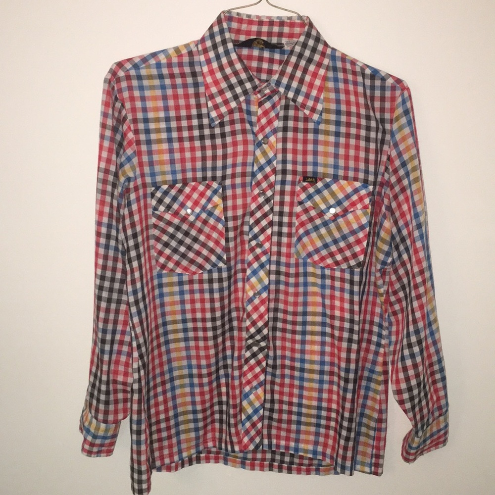 Lee button down w/ butterfly collar